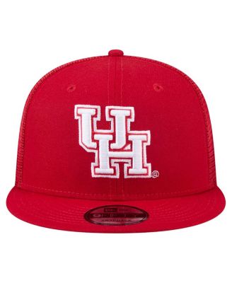 Men's Red Houston Cougars 9FIFTY Trucker Snapback Hat