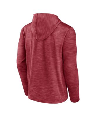 Men's Heather Cardinal Arizona Cardinals Hook and Ladder Pullover Hoodie