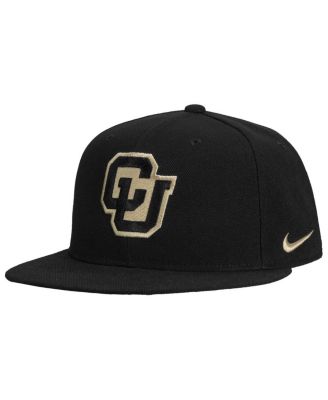 Men's Black Colorado Buffaloes Prime Pro Flat Brim Fitted Hat