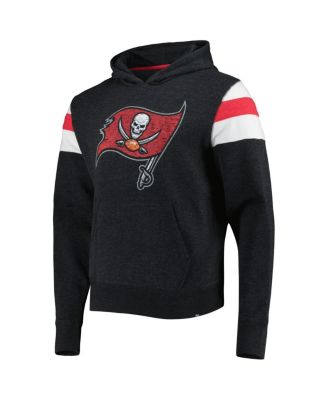 Men's Heathered Black Tampa Bay Buccaneers Premier Nico Pullover Hoodie