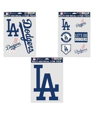 Wincraft - Los Angeles Dodgers Three-Pack Fan Decal Set