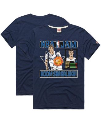 Homage - Men's and Women's Cooper Flagg Navy Dallas Mavericks NBA Jam Tri-Blend T-Shirt