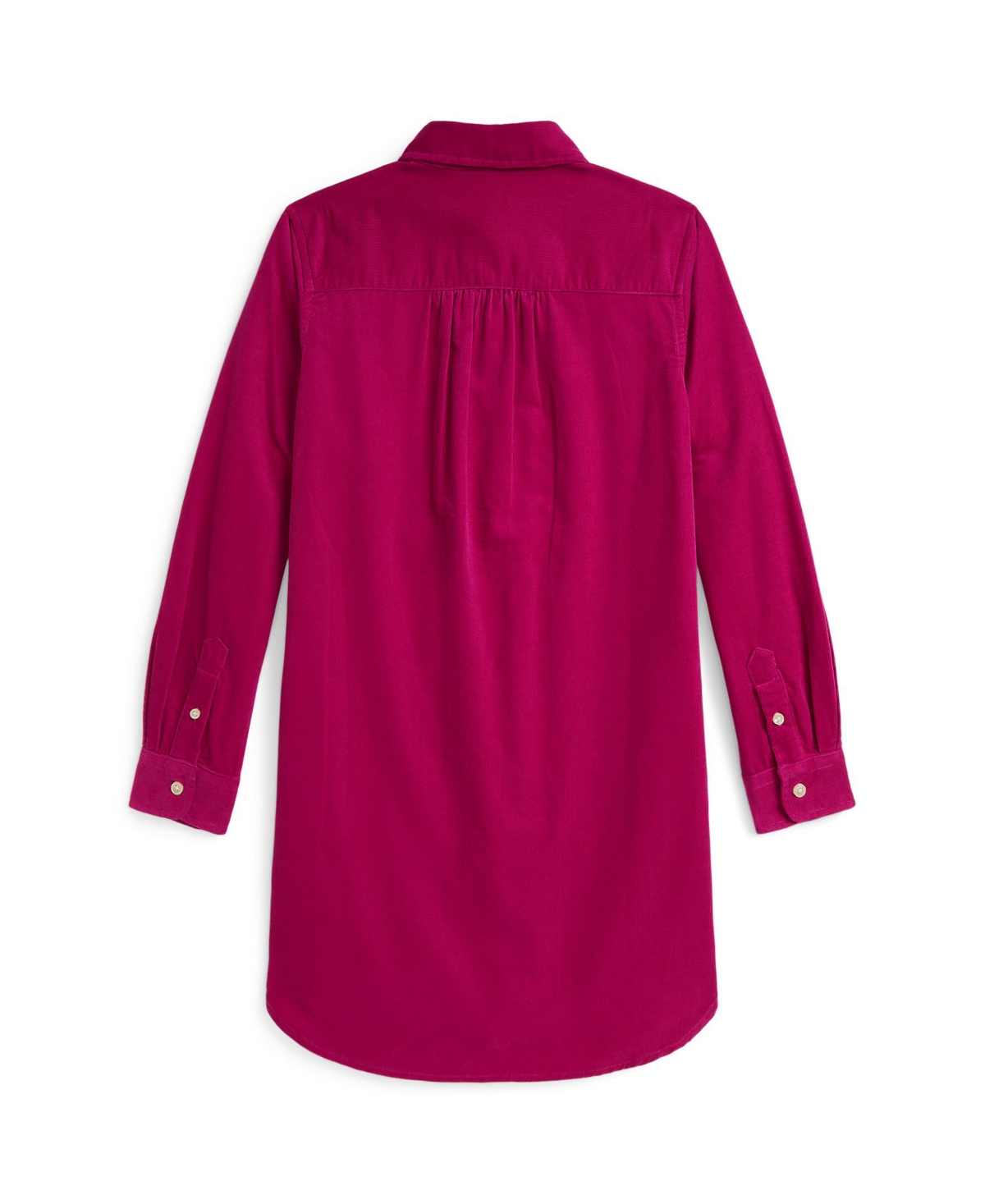 Polo Ralph Lauren Girls 7-16 Pintucked Long Sleeve Dress