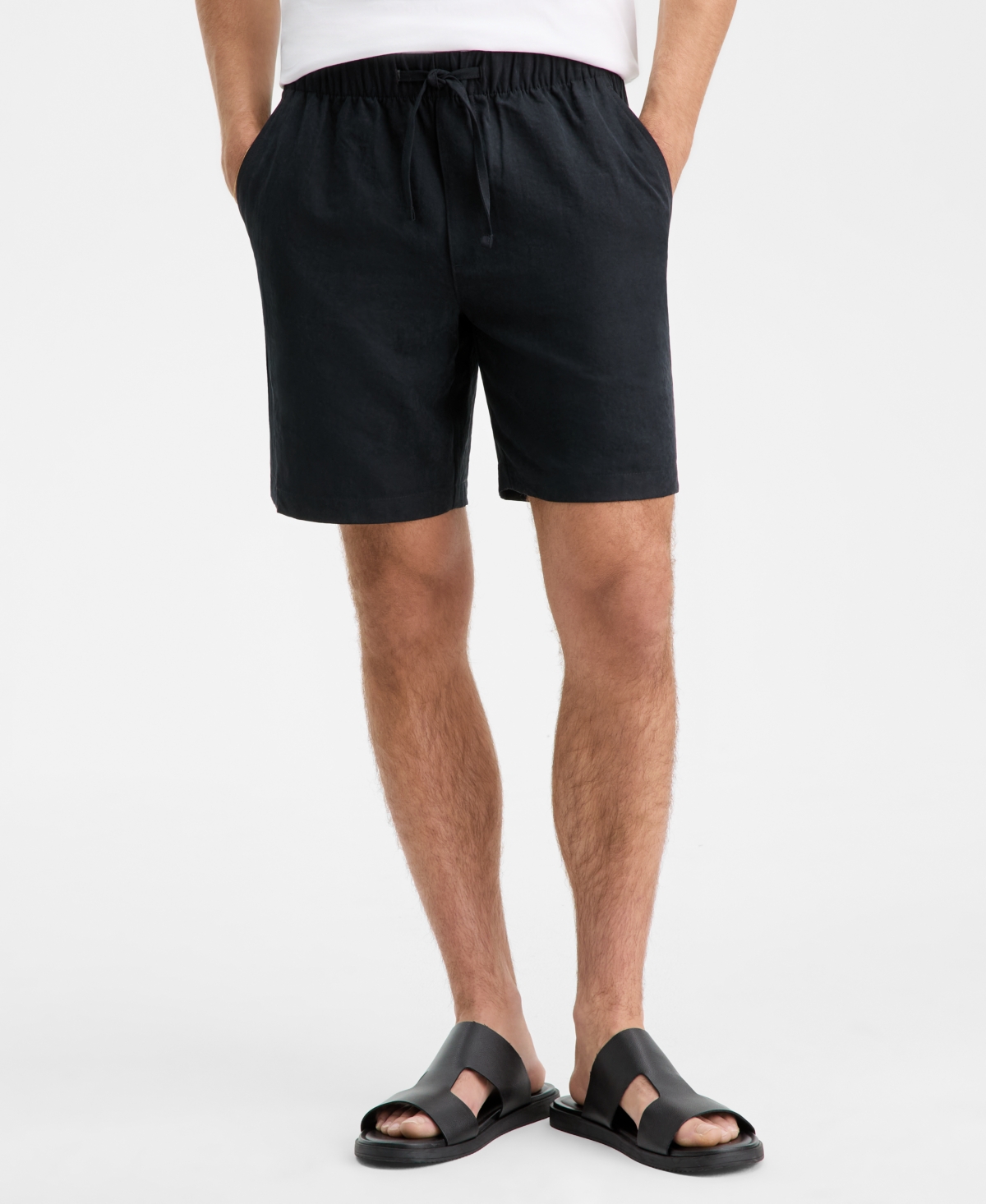 Alfani Men's Brushed Owen Shorts, Macy's Exclusive In Black