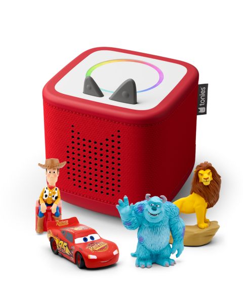 Детские фигурки Tonies TB2 Disney Buddy Bundle Box, Lion King, Cars, Toy Story, Monsters Inc Figurines - Red