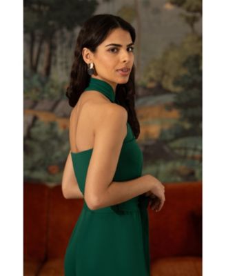 Women's Cross Over Halter Neck Jumpsuit