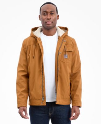 Lucky Brand Men's Sherpa Lined Softshell Jacket - Macy's