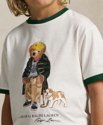 Big Boys Polo Bear Cotton Ringer T-Shirt