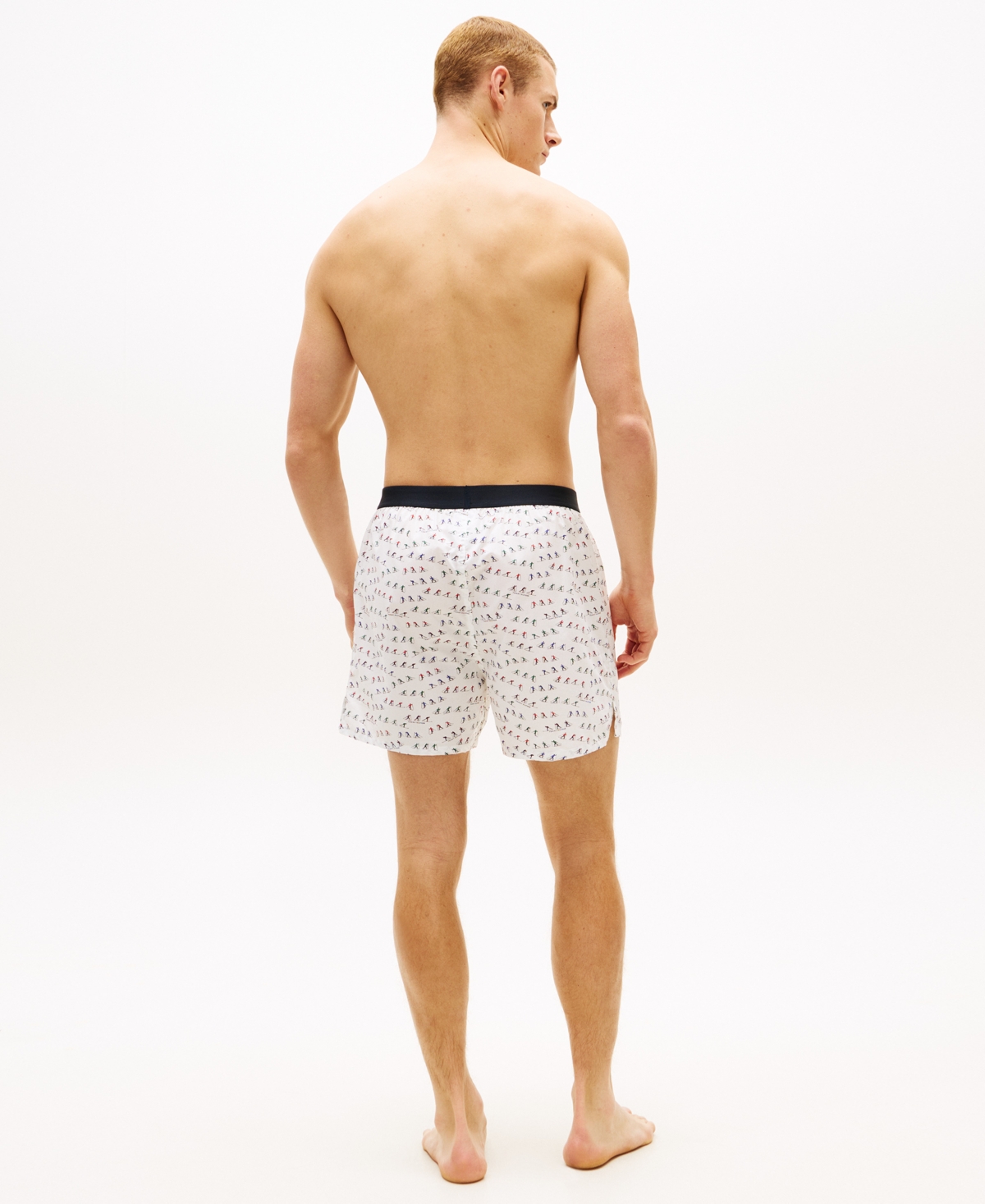 Tommy Hilfiger Printed Woven Boxer In White