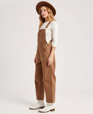 Women's Wide Leg Adjustable Overalls