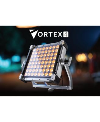 Vortex4 1x1 325W RGBW LED Light Panel, Bundle with AIRGLOW 1x1 Booklight Complete Kit