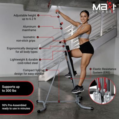 Vertical Climber Exercise Machine, Home Gym Total Body Equipment