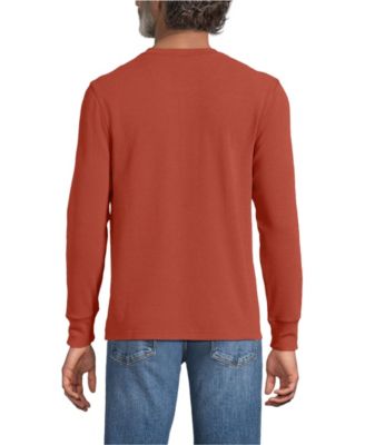 Men's Long Sleeve Thermal Waffle Henley