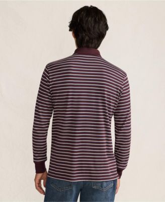 Men's Long Sleeve Cotton Supima Polo Shirt