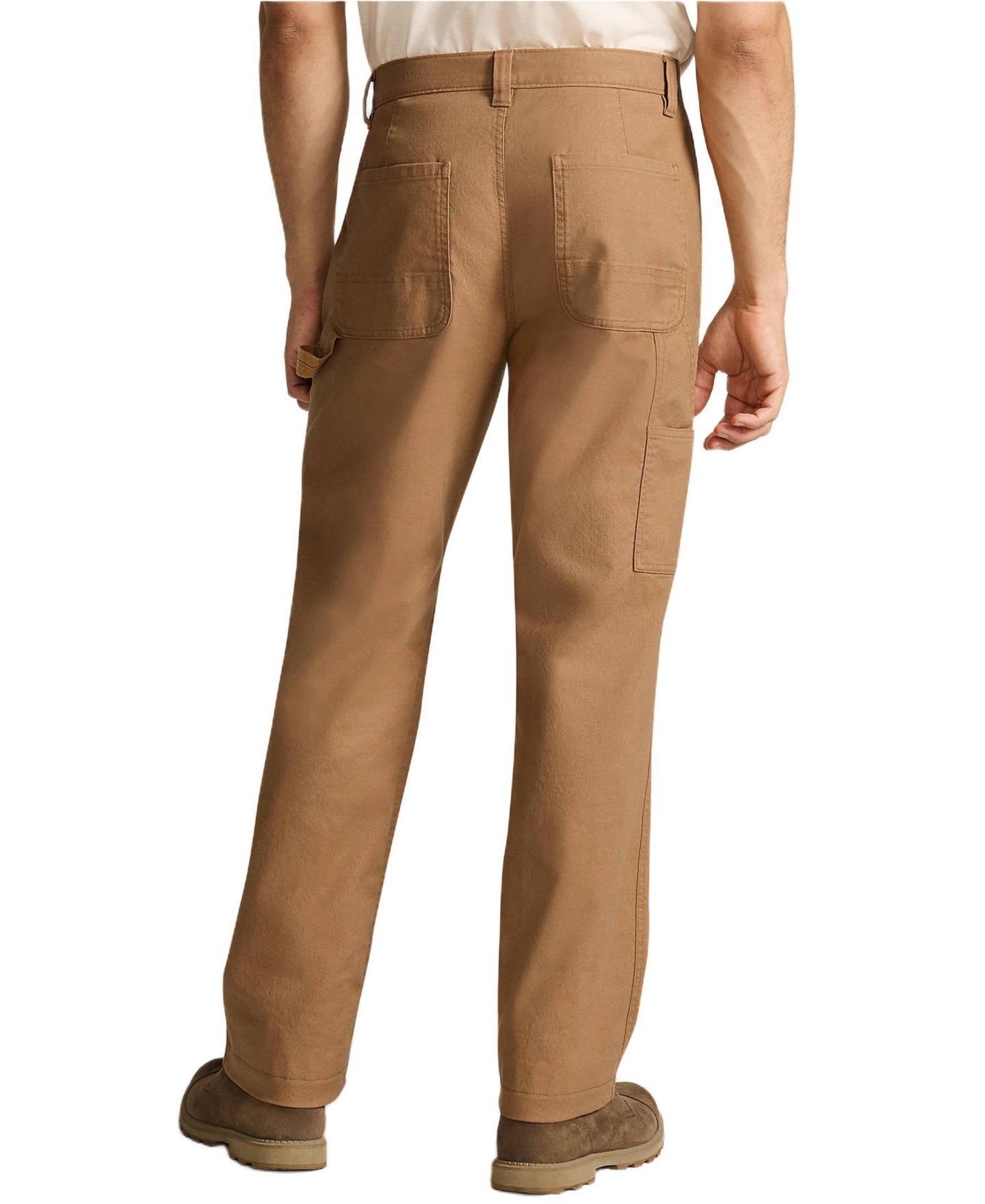 Мужские брюки Lands' End Carpenter Pant, цвет: Верблюжий — фото 3