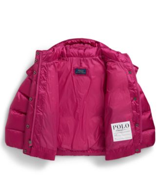 Girls' 2T-6X Metallic Hooded Jacket