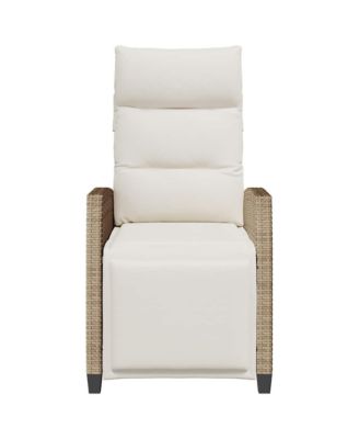 Reclining Patio Chair Foldable Reclining Garden Chair Rectangular