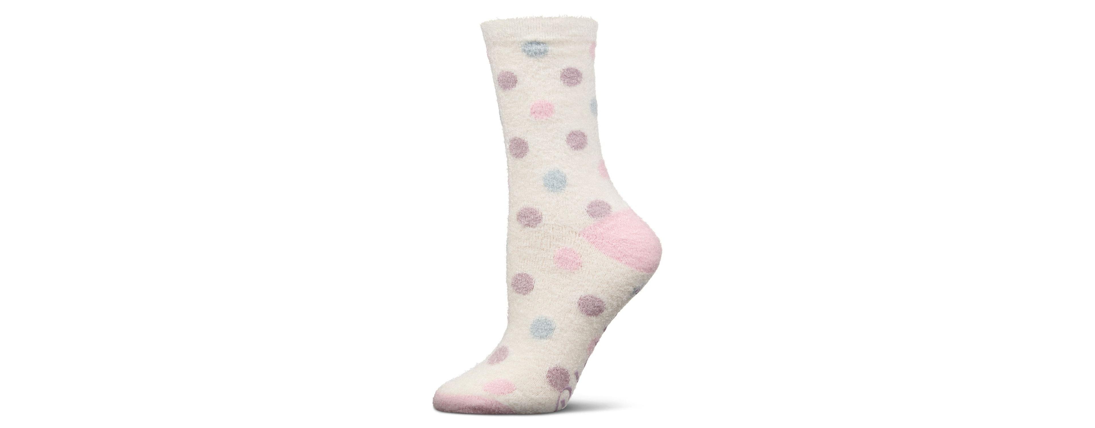 MeMoi Women's Blessed Aloe Infused Crew Socks