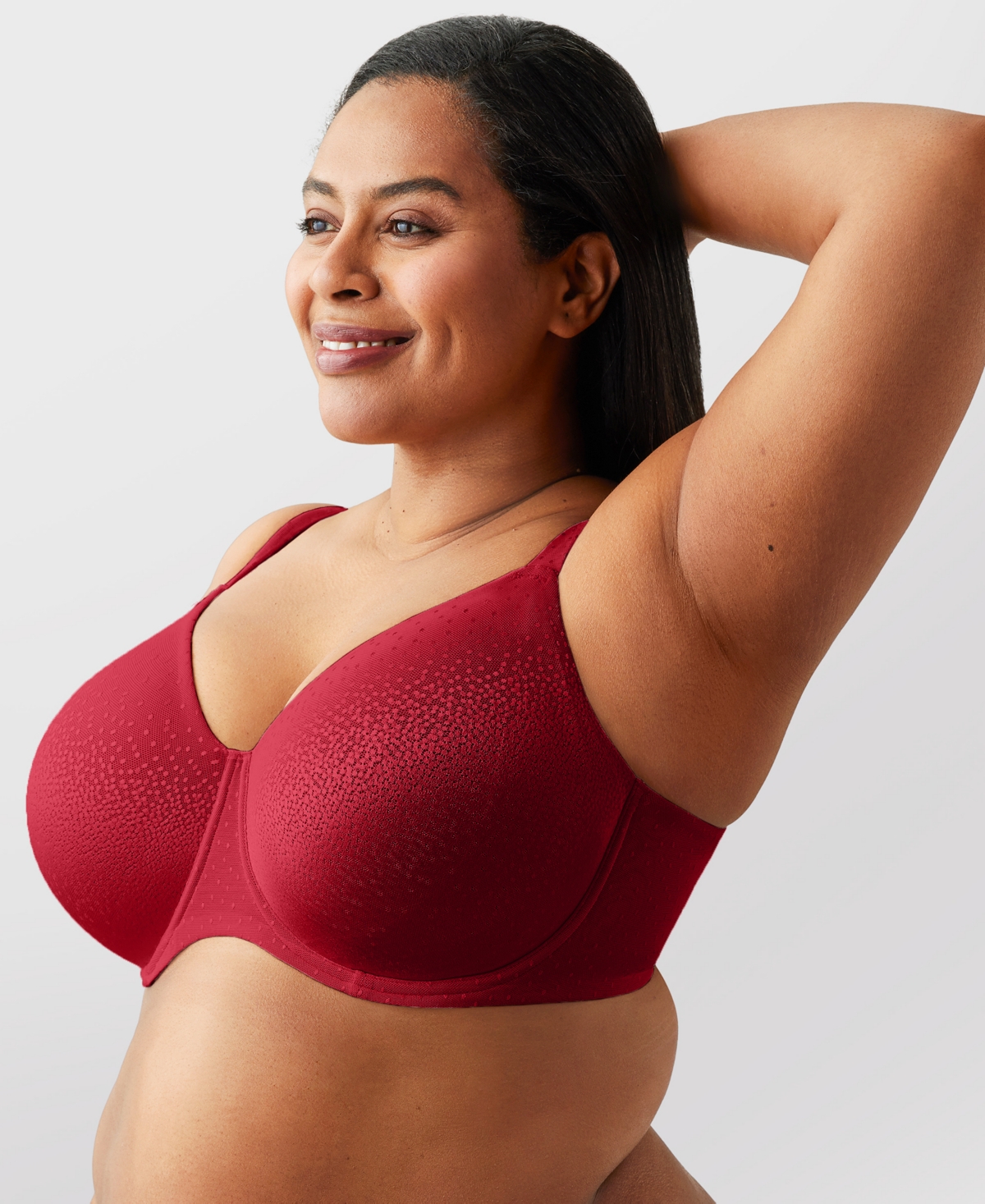Wacoal Plus Size Back Appeal H-k Cup Underwire Bra 855403 In Red