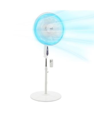 16 Inch 3 Speed Oscillating Stand Fan with Remote Control