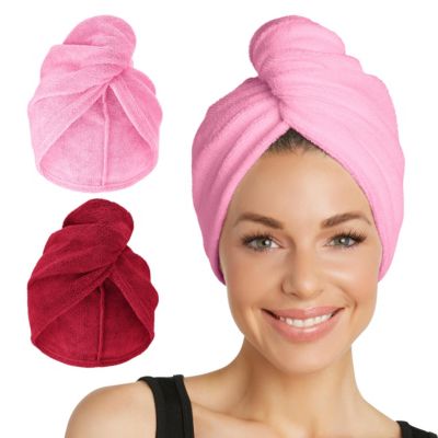 Microfiber Twist 2 Pack (Deep Claret, Sea Pink)