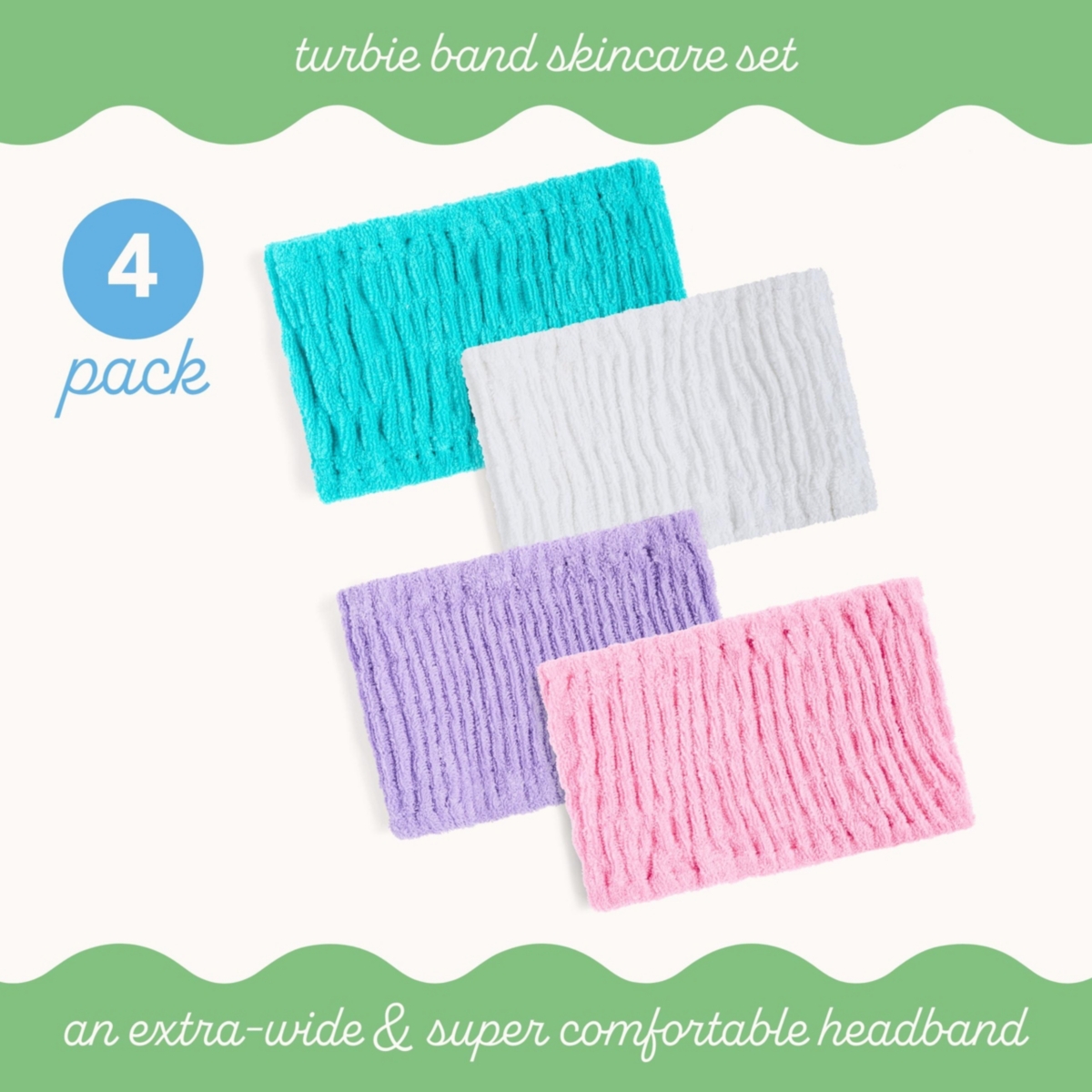 Cotton Turbie Band 4 Pack (Classics)