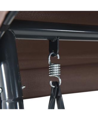 Garden Swing Bench Coffee Brown