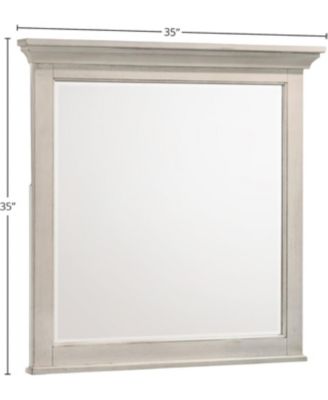 Mirror in Rustic White