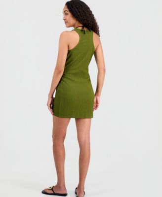 Juniors' Front-Ruched Cover-Up Tank Dress, Macy's Exclusive
