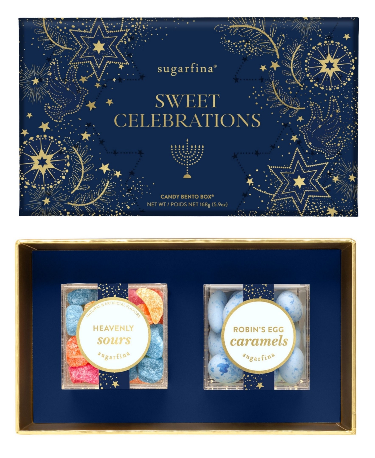Sugarfina Hanukkah Bento Candy Box Duo, 2 Piece