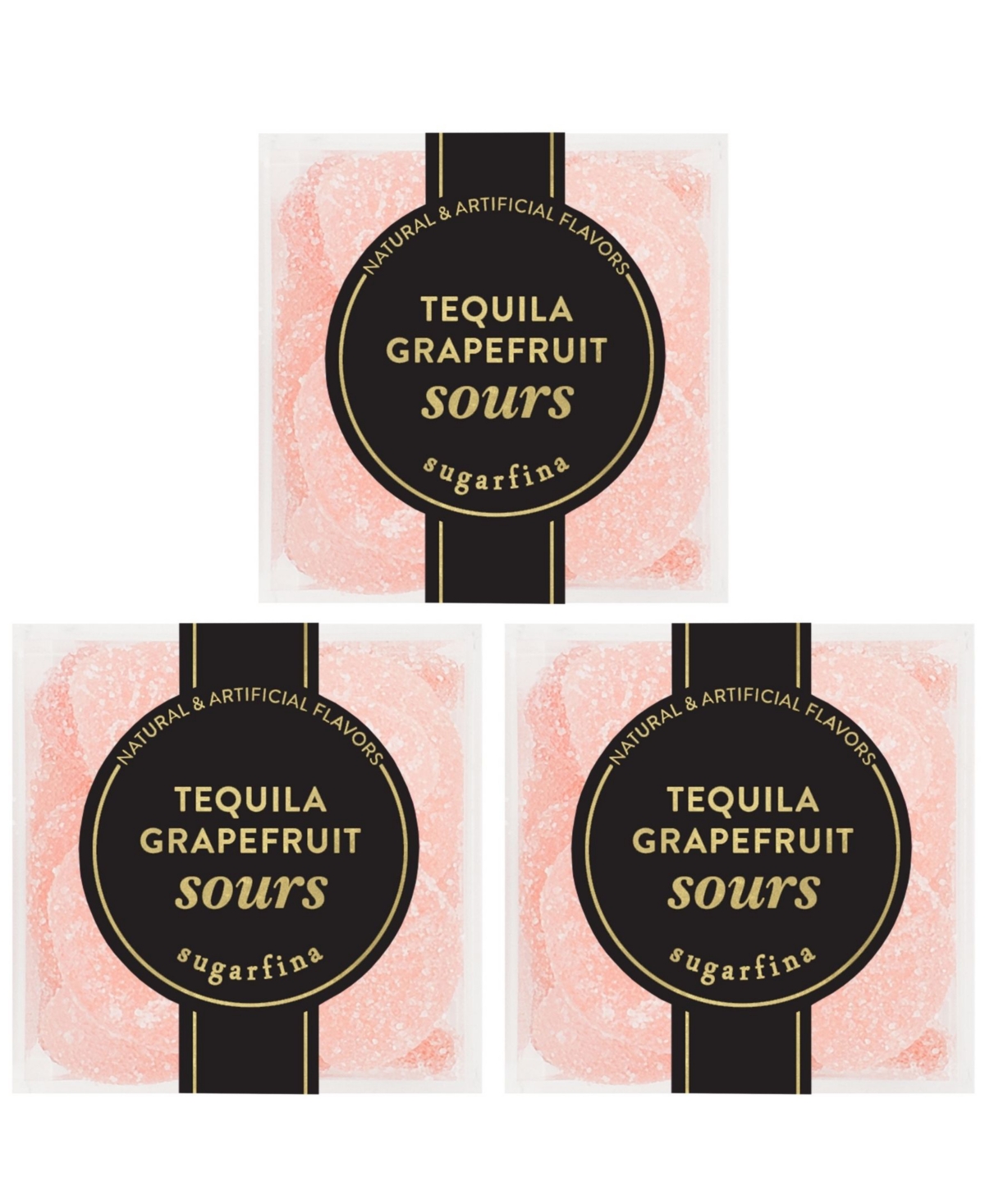 Sugarfina Tequila Grapefruit Sours Kit, 3 Piece