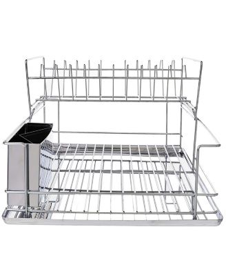 15.5 Inch Stainless Iron Shelf Dish Rack
