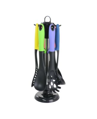 Assorted Color Nylon Cooking Utensils, Set of 7
