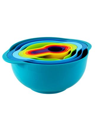 Multipurpose Stackable Mixing Bowl and Measuring Cup Set