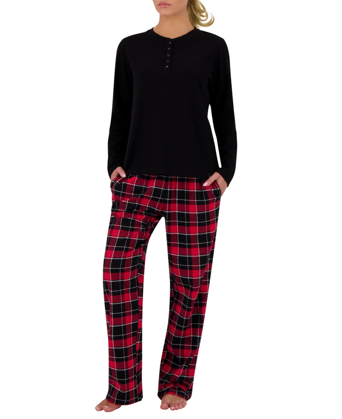 Heat Holders 2-piece Women's Felicity Pajama Top And Pants Set In Multi