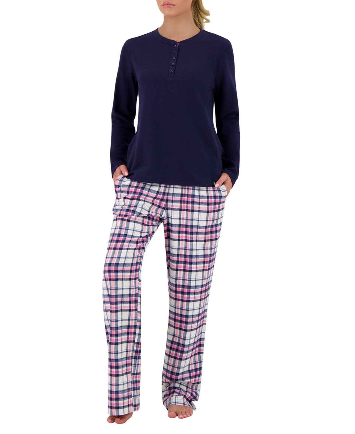 Heat Holders 2-piece Women's Felicity Pajama Top And Pants Set In Multi