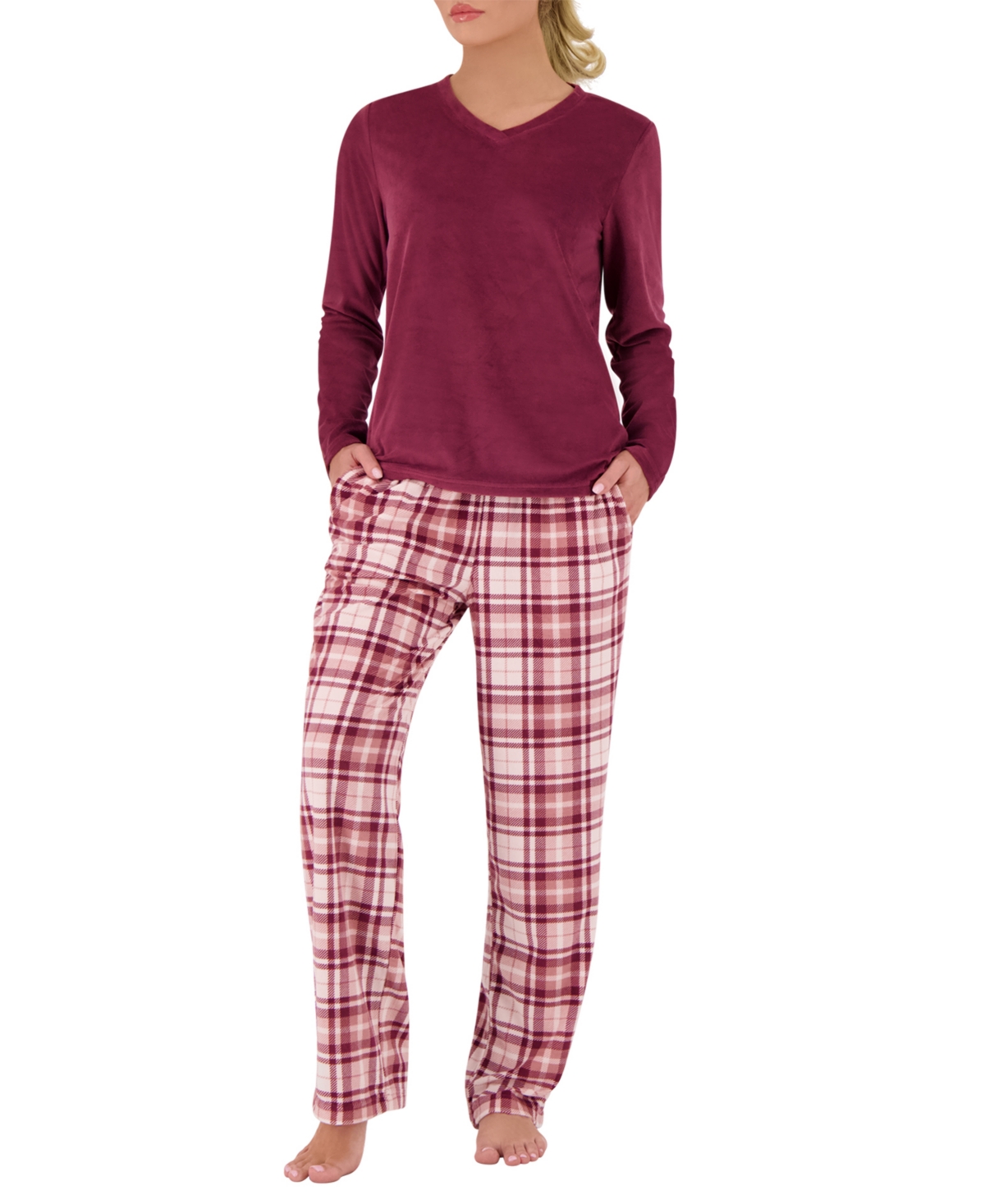 Heat Holders Women's Regular Fit Pants In Pink