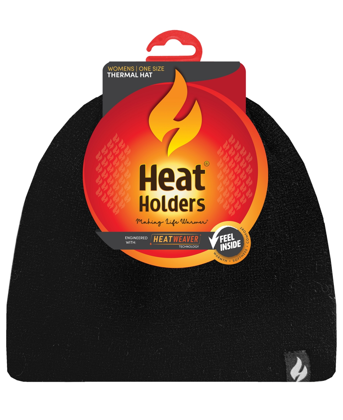 Heat Holders Diana Flat Knit Watch Cap In Black