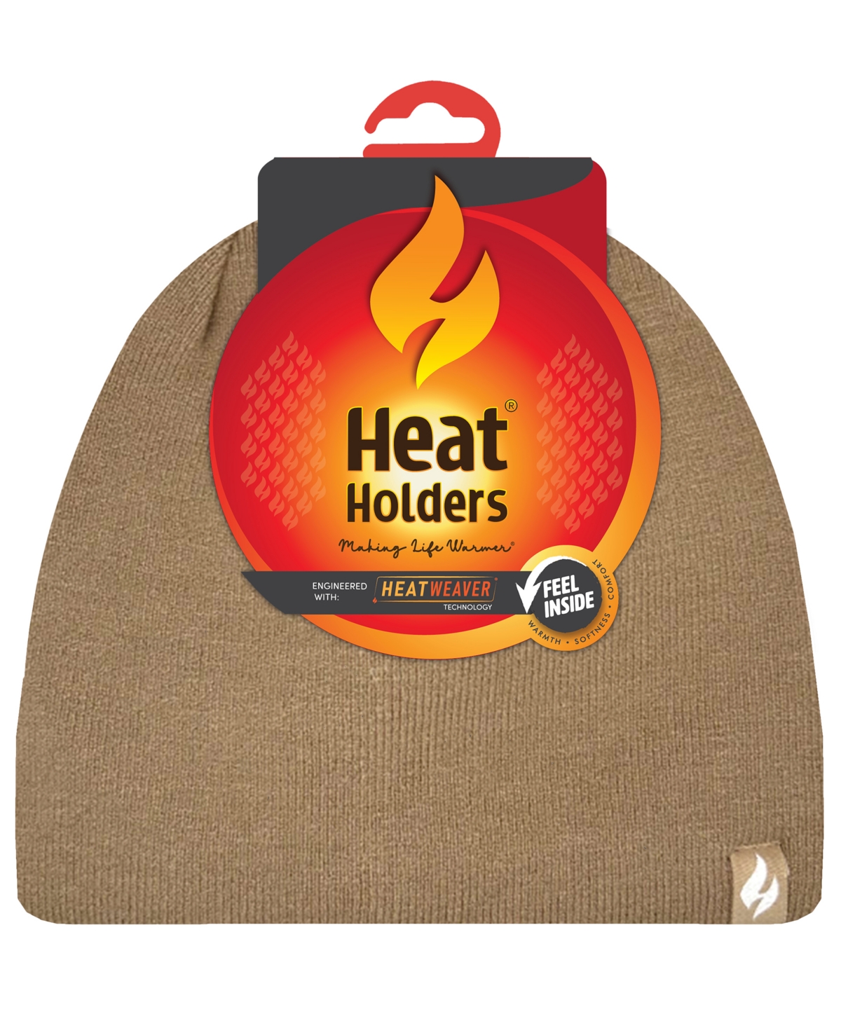 Heat Holders Diana Flat Knit Watch Cap In Brown