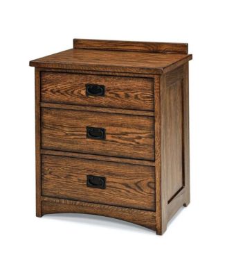 3 Drawer Nightstand in Mission