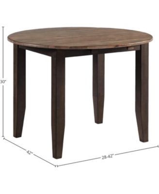 Beacon Dining Collection by Intercon - 42"" Round Drop Leaf Table