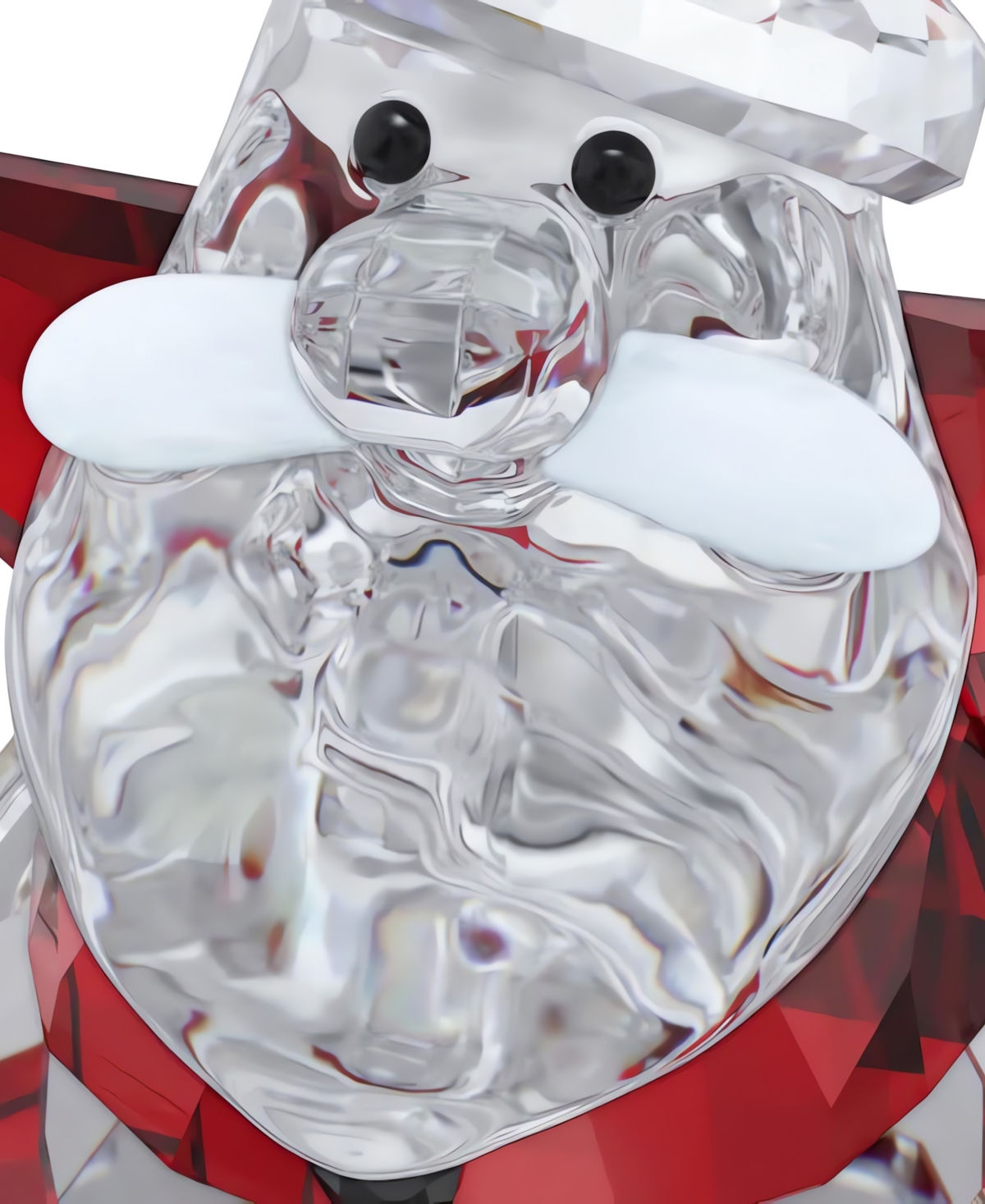 Swarovski Holiday Cheers Santa Claus And Chimney Figurine In Multi