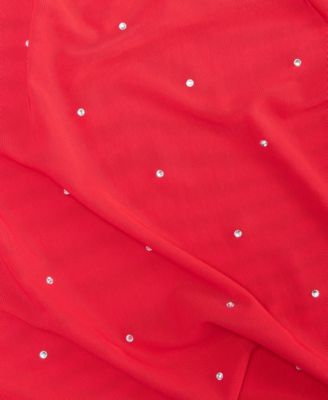 Women's Crystal Mesh Long-Sleeve Top, Macy's Exclusive