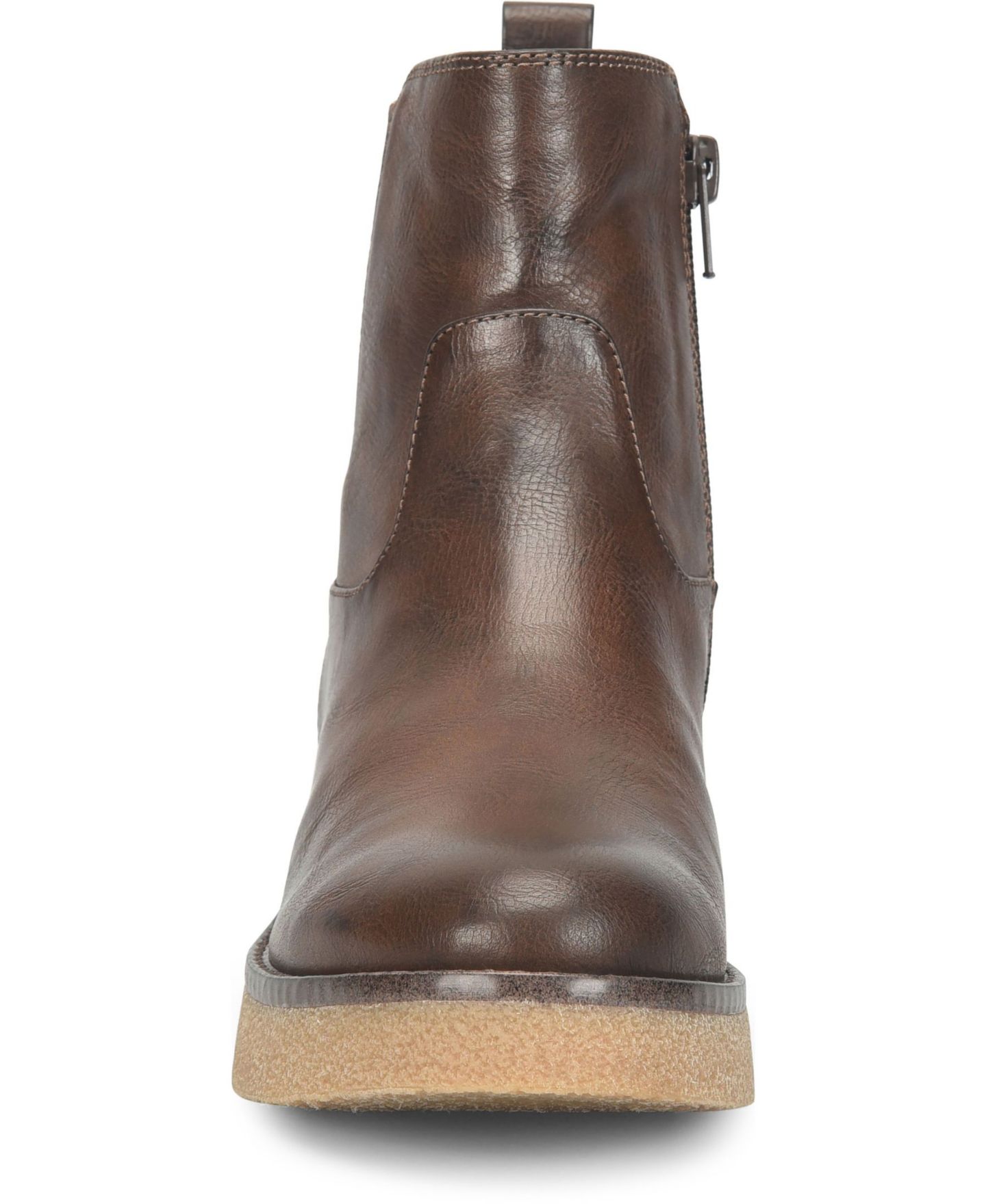 Женские ботинки b.o.c. Jayla Zipper Booties, цвет: Тёмный коричневый — фото 7