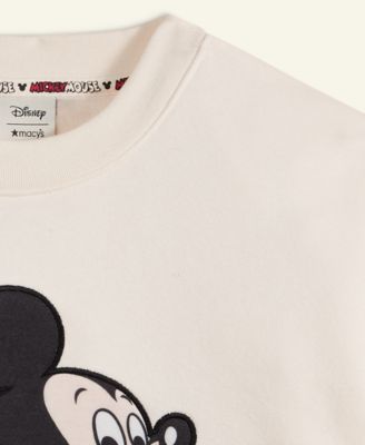 Kids XS-XL Mickey Mouse Crewneck Sweatshirt, Macy's Exclusive