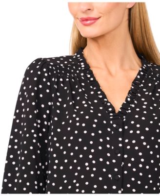 Women's 3/4-Sleeve V-Neck Top