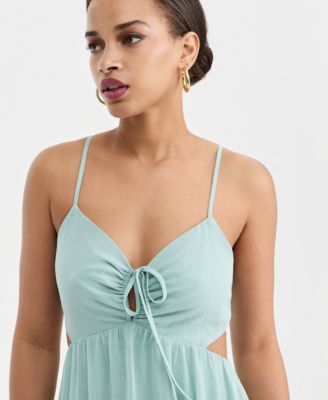 Women's V-Neck Sleeveless Midi Dress, Macy's Exclusive