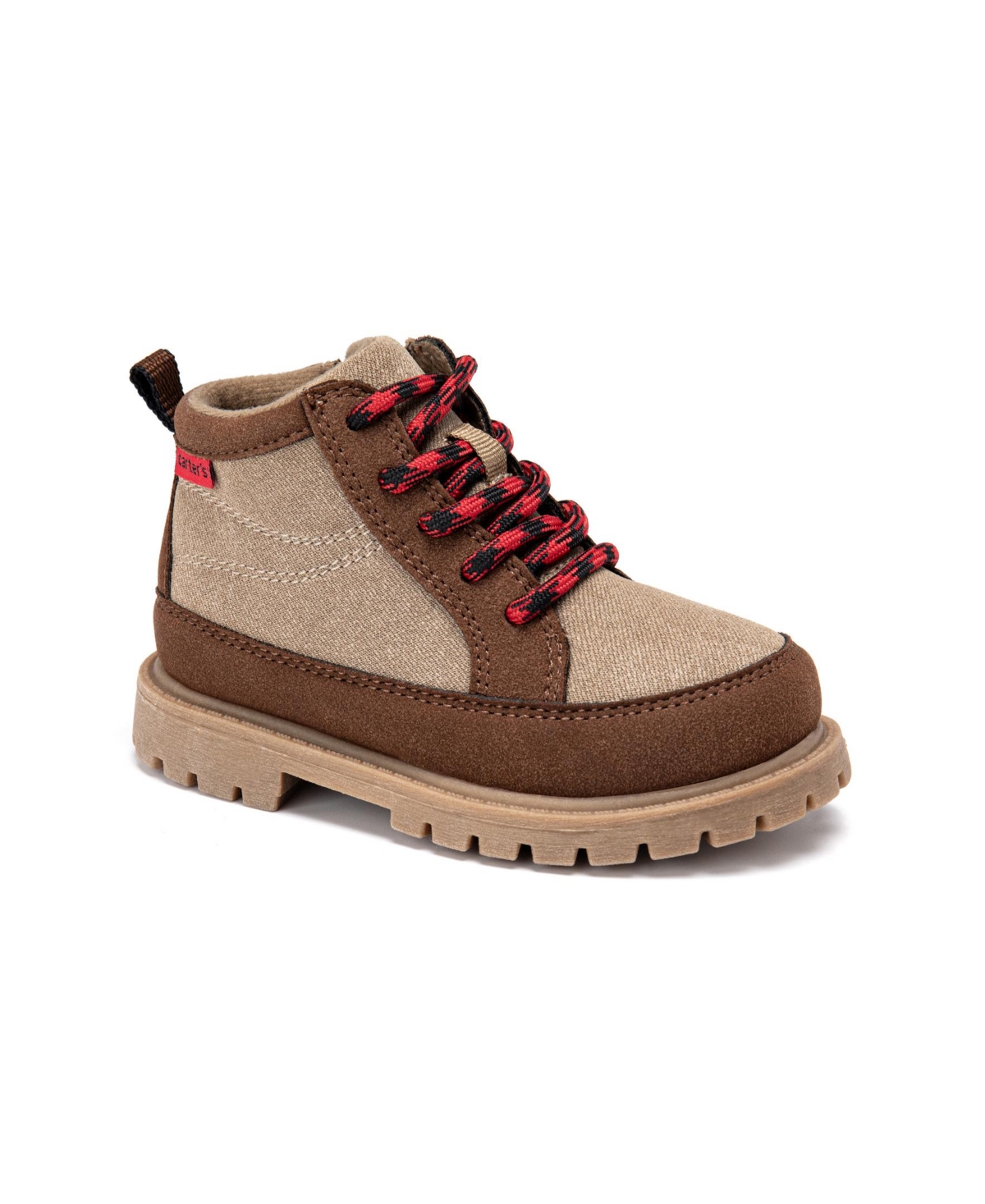 Carter's 4-12 Wolf Lace-up Boots In Brown