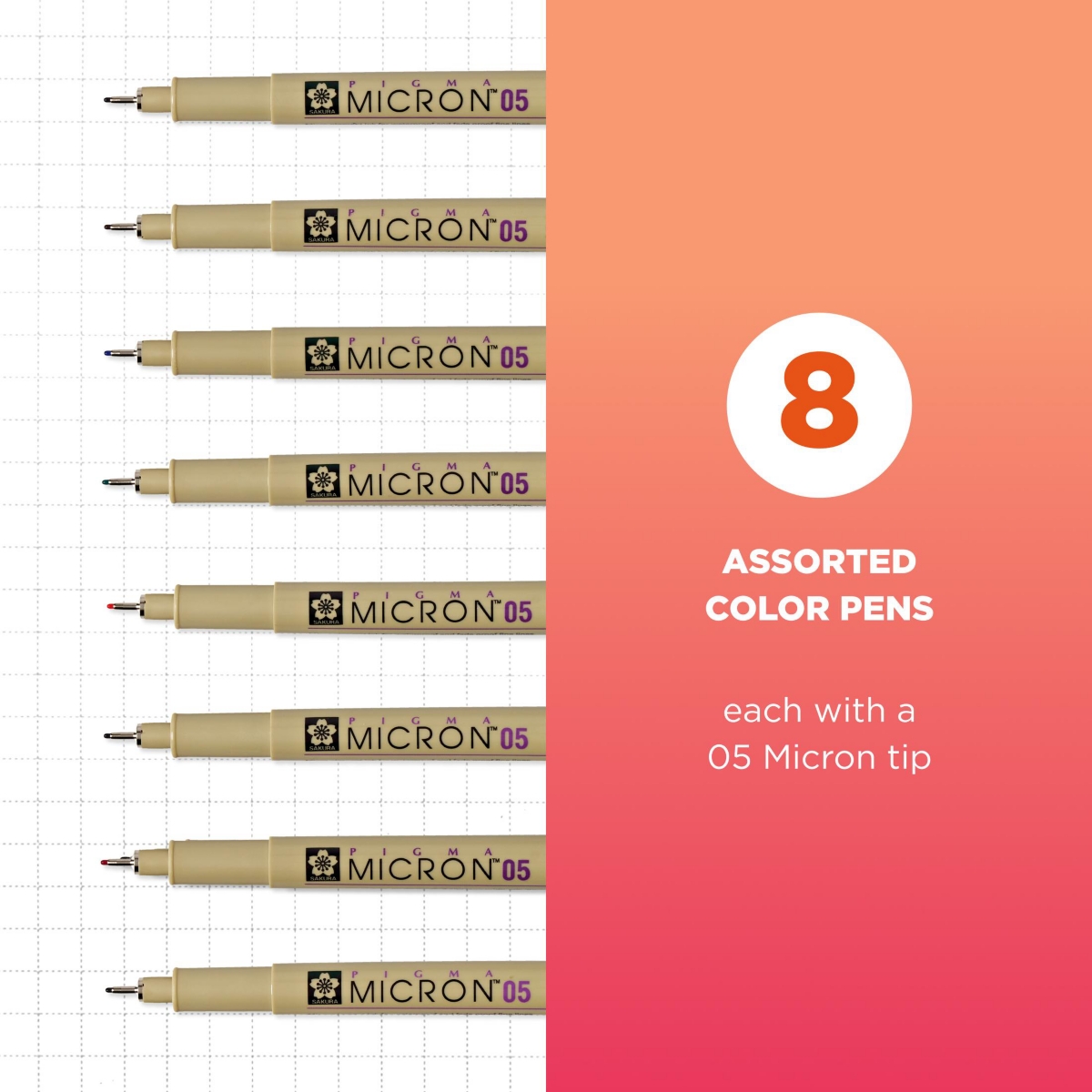 Sakura Pigma Micron Blister Card Ink Pen Set