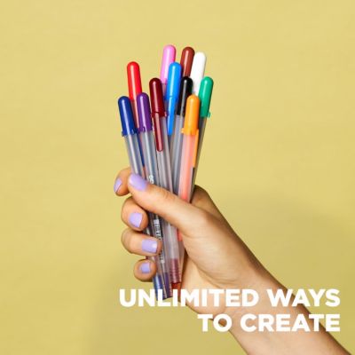 Gelly Roll Gel Pens Gift Set, Smooth Gel Ink with Special Effects, 74 Pens